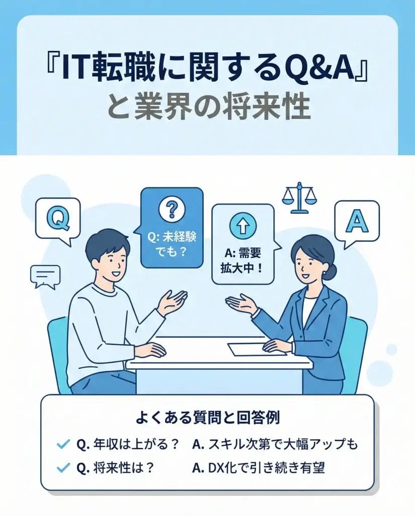 IT転職に関するQ&Aと業界の将来性