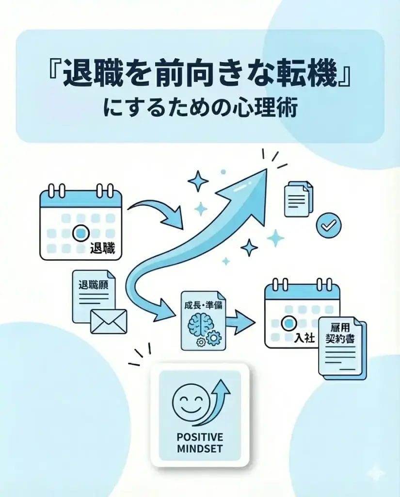 退職を前向きな転機にするための心理術
