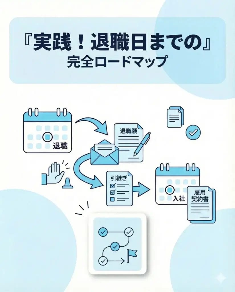 実践！退職日までの完全ロードマップ
